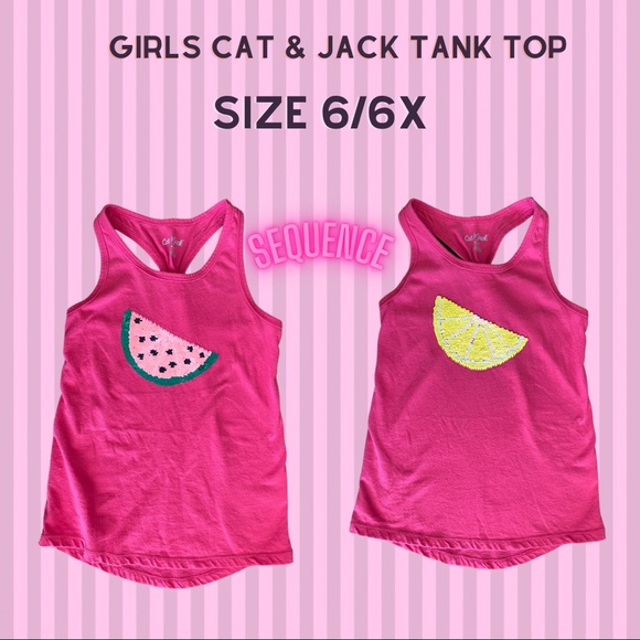Girls sequence Cat & Jack Watermelon Lemon Tank